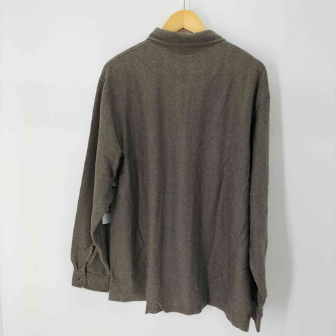 エルエルビーン L.L.Bean ヘリンボーン L/S ポロシャツ メンズ import:XL